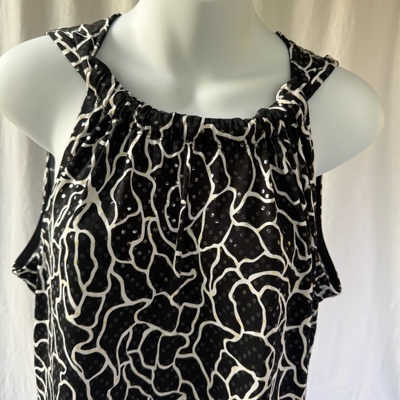 J.B.S. Vintage Black and White Sundress Size XL - Picture 2 of 7